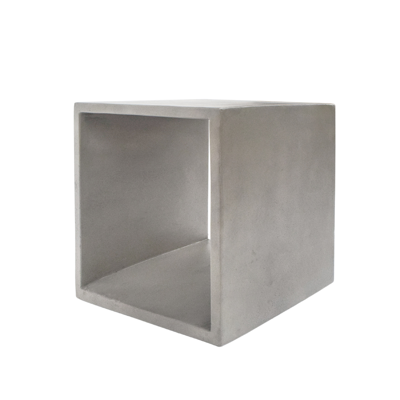 Modrest Diaz Modern Grey Concrete End Table