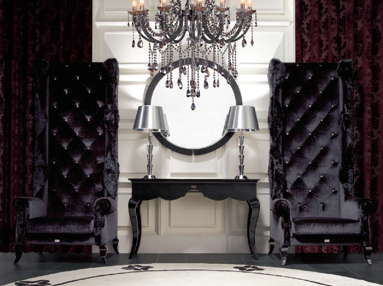 Baron Transitional High Lobby Chair