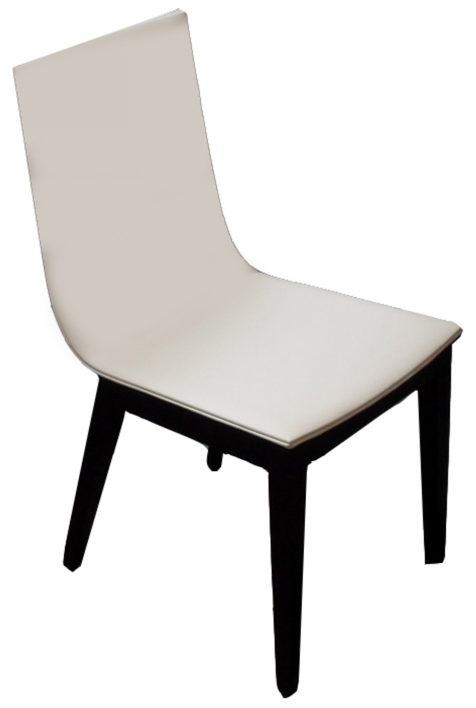 Extreme Modern White Leatherette Dining Chair