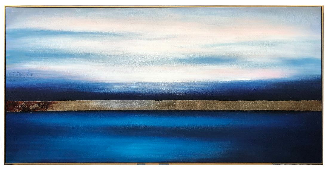 Modrest Horizon Falls – Acrylic Painting