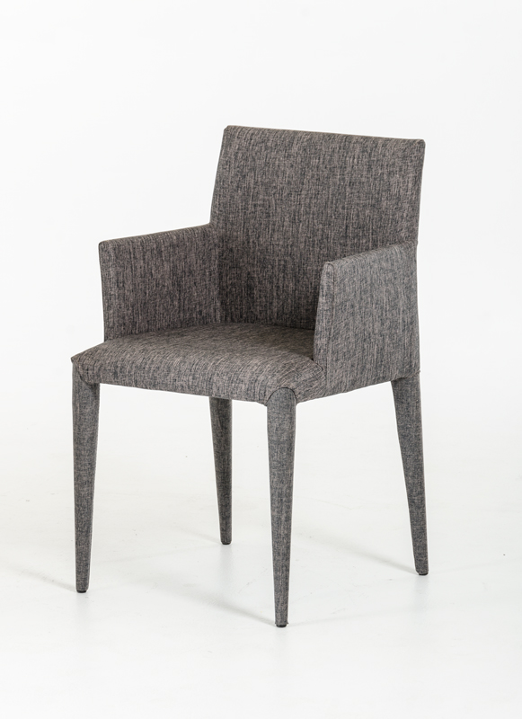 Modrest Medford Mid-Century Grey Fabric Dining Chair