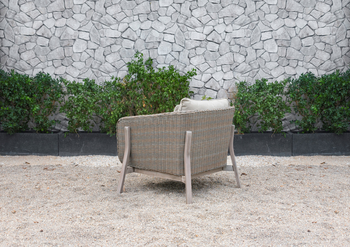 Renava Carillo Outdoor Beige Wicker Sofa Set