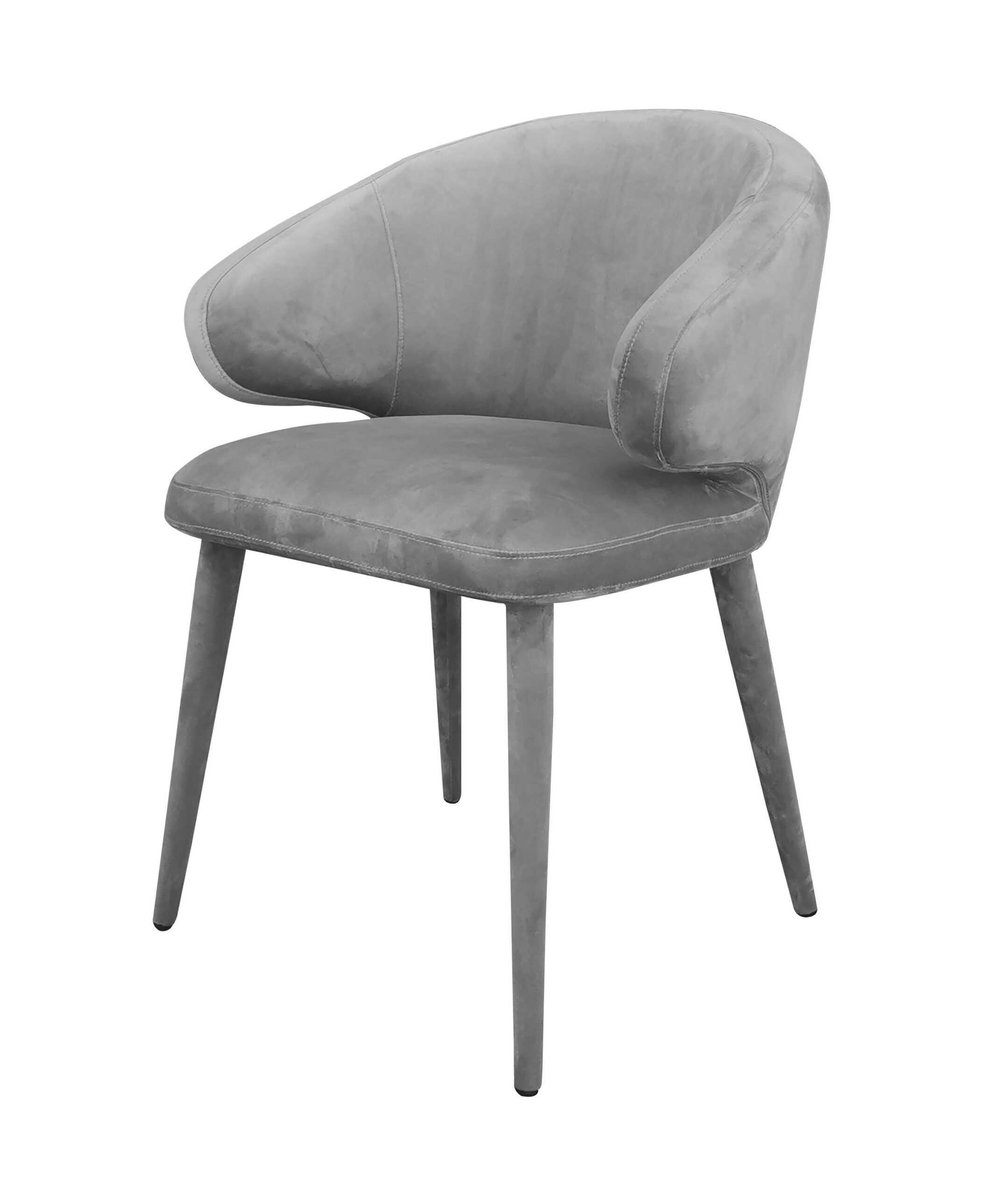 Modrest Salem – Modern Grey Fabric Dining Chair